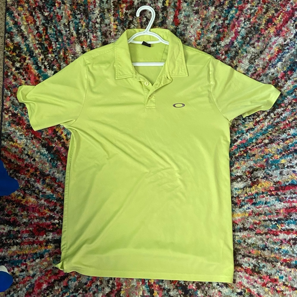 Green-Yellow Oakley Polo